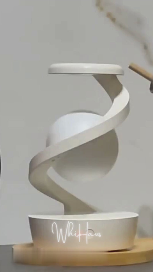 RGB Floating Table Lamp with Wireless Charging – Creative Night Light